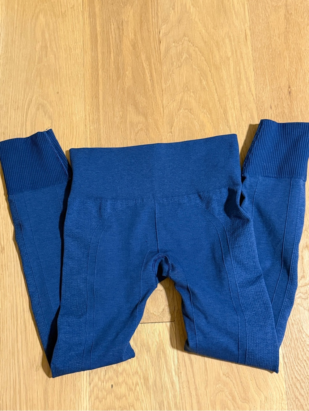 Lululemon Ebb To Street Ribbed Leggings Heather Blue - Picture 4 of 8